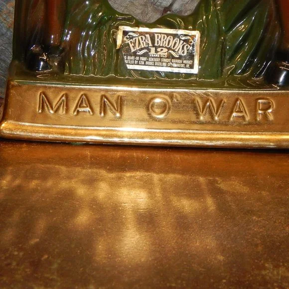 Vintage 1969 Ezra Brooks Man 'O War Horse Decanter - Picture 3 of 12